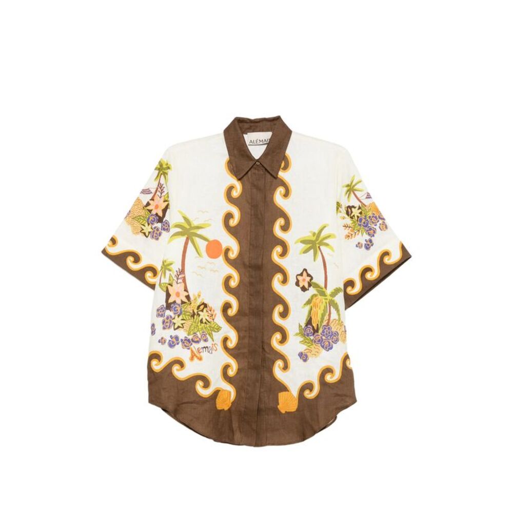 Alemais Neutrals Tops - Shirts Women